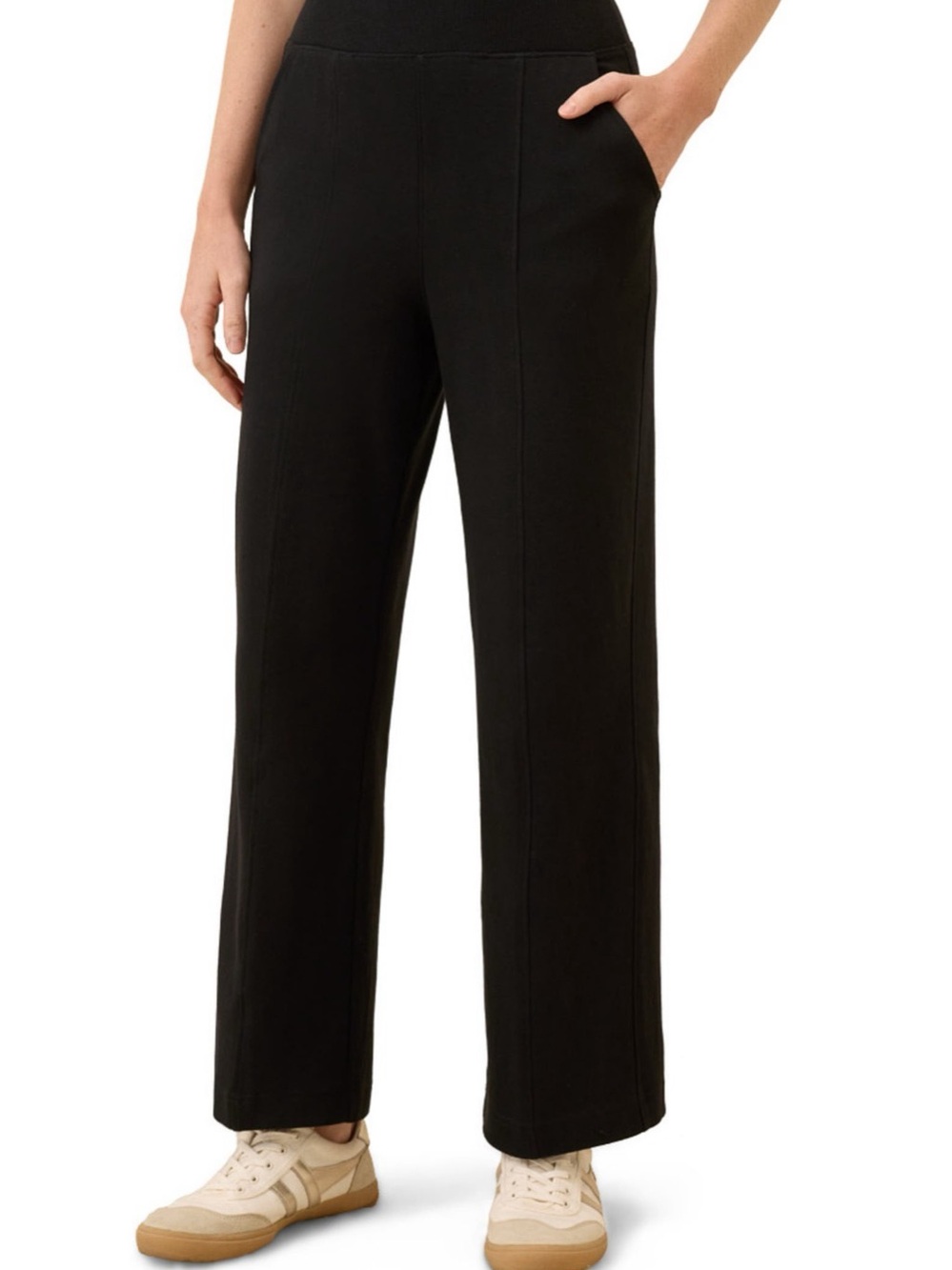 Pact Organic Cotton Airplane Pintuck Wide Leg Pant XL